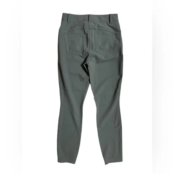 lululemon | size 28 City Sleek Slim-Fit 5 Pocket High-Rise Pant in Grey Sage - Picture 11 of 12